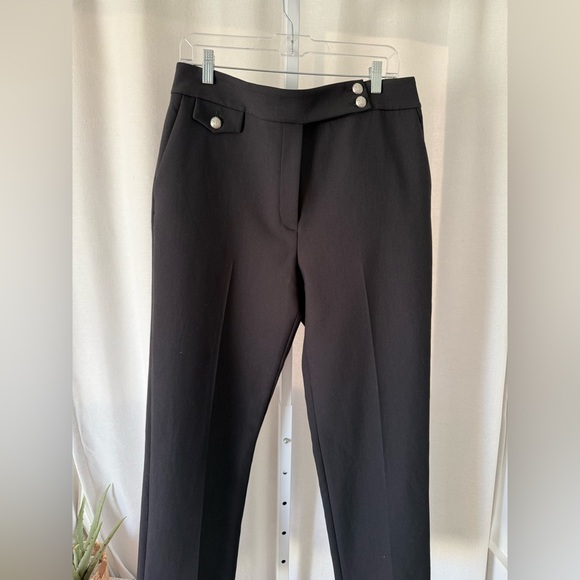 Veronica beard Renzo pant black silver buttons - Picture 6 of 10